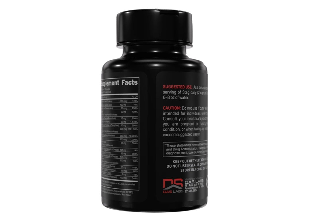 BUCKED UP STAG FULL SPECTRUM MULTIVITAMIN FORMULA 60 CAPSULES-6