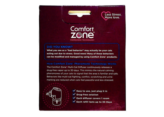 COMFORT ZONE TWO ROOM MULTI-CAT DIFFUSER KIT FOR CATS AND KITTENS-2