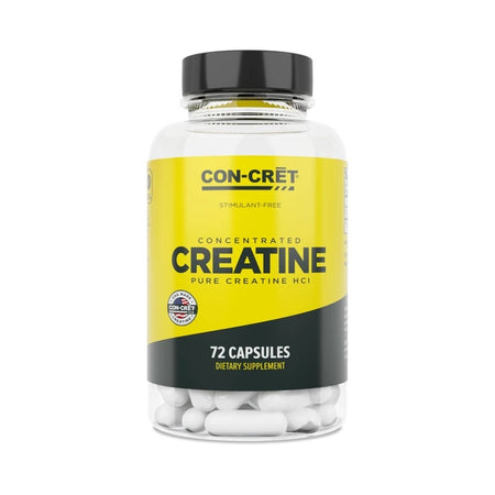 CON-CRET CONCENTRATED CREATINE HCL 72 VEGETARIAN CAPSULES