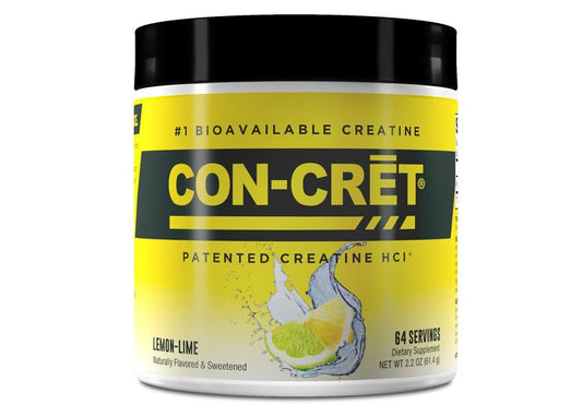 CON-CRET PATENTED CREATINE HCL LEMON-LIME 64 SERVINGS 2.2 Oz POWDER