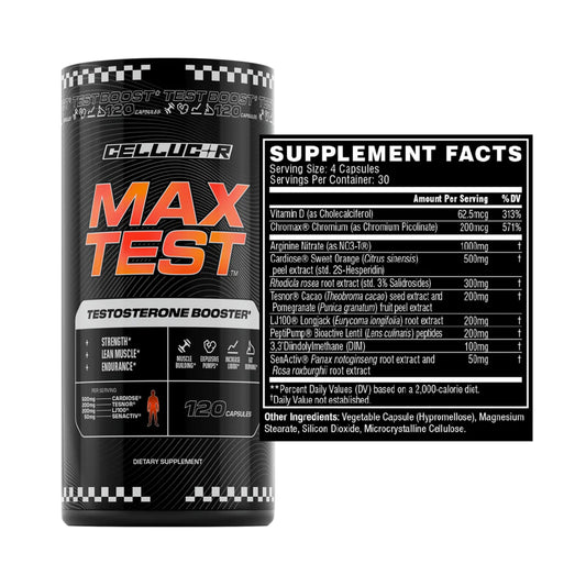 Cellucor Max Test Testosterone Booster 120 Capsules-2