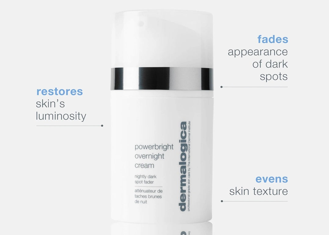 DERMALOGICA POWERBRIGHT OVERNIGHT CREAM NIGHTLY DARK SPOT FADER 50ml 1.7 Oz-5