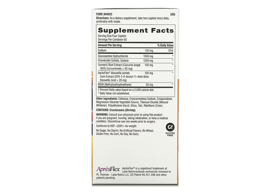 GNC TRIFLEX FAST-ACTING SUPPORT JOINT HEALTH 240 CAPLETS-2