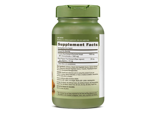 GNC TURMERIC CURCUMIN 1000mg EXTRA STRENGTH 120 CAPLETS-2