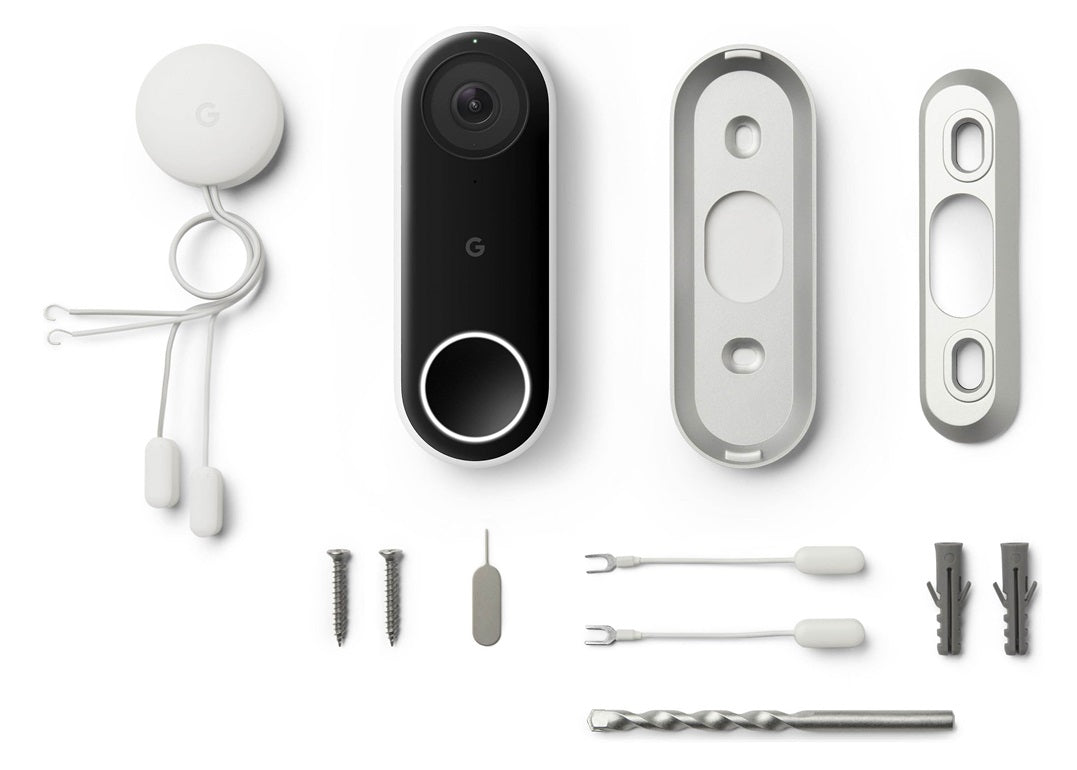 GOOGLE NEST HELLO WIRED SMART Wi-Fi VIDEO DOORBELL NC5100US-5