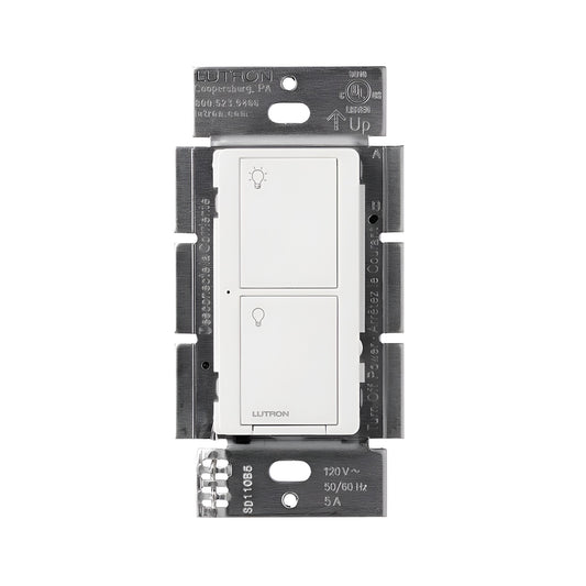 Lutron Caseta Wireless Switch PD-5ANS-WH-R Smart Light & Fan Control.2