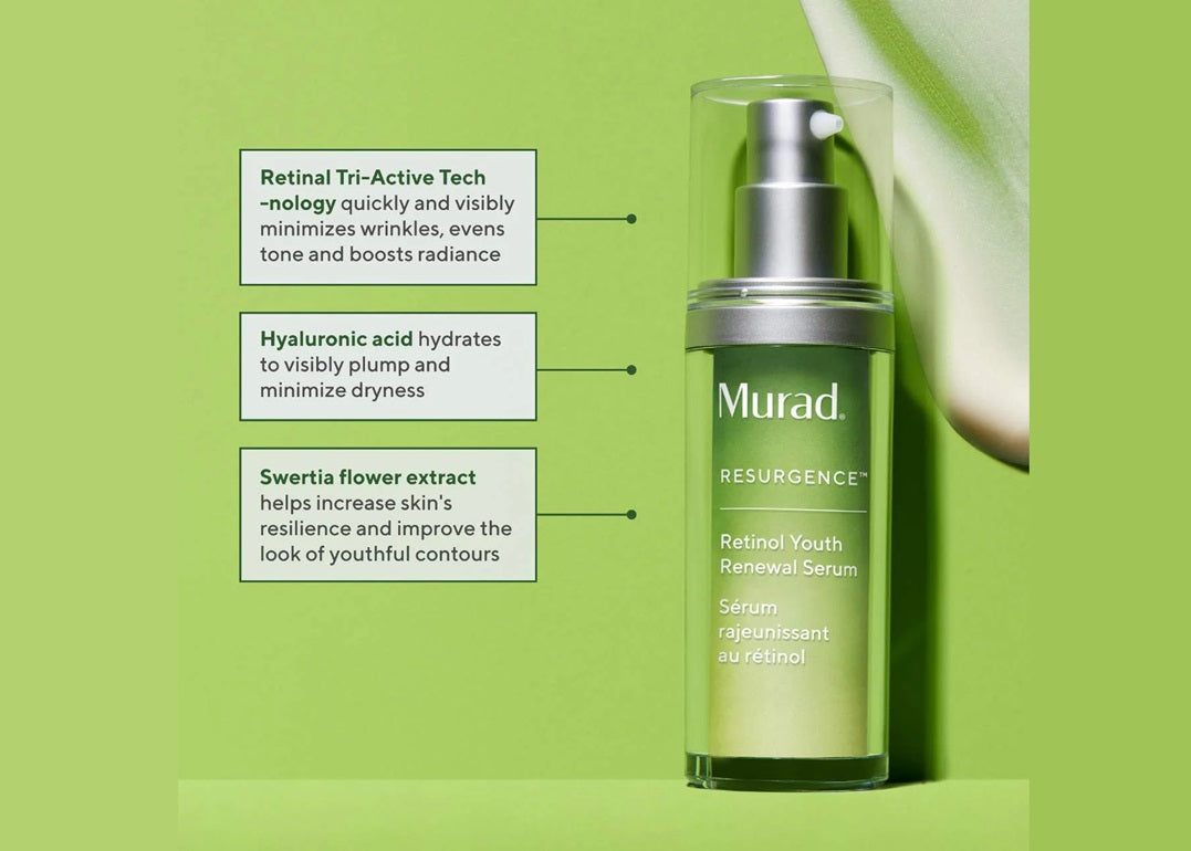 MURAD RESURGENCE RETINOL YOUTH RENEWAL SERUM 30ml 1 Oz-5