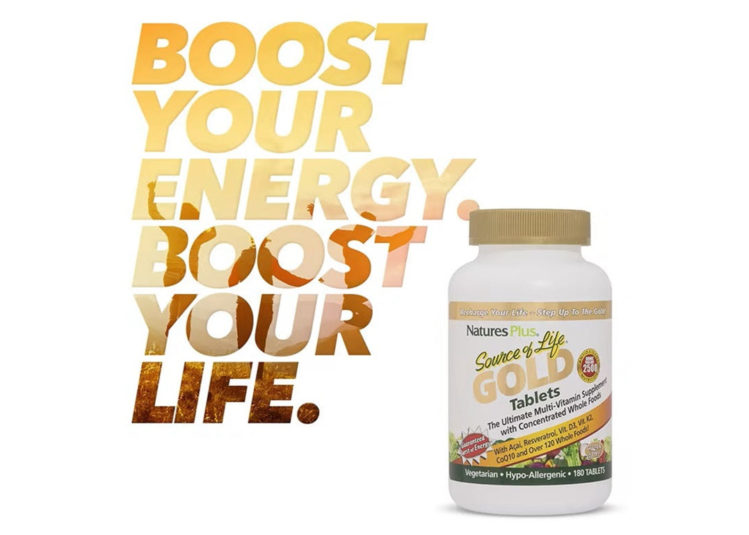 NATURES PLUS GOLD ULTIMATE MULTI-VITAMIN SUPPLEMENT 180 TABLETS-4