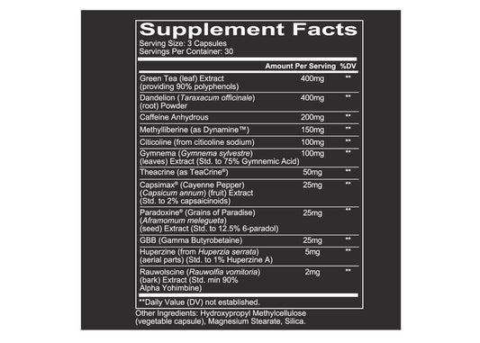 REDCON1 C-BURN EXTREME FAT BURNER 90 CAPSULES-2