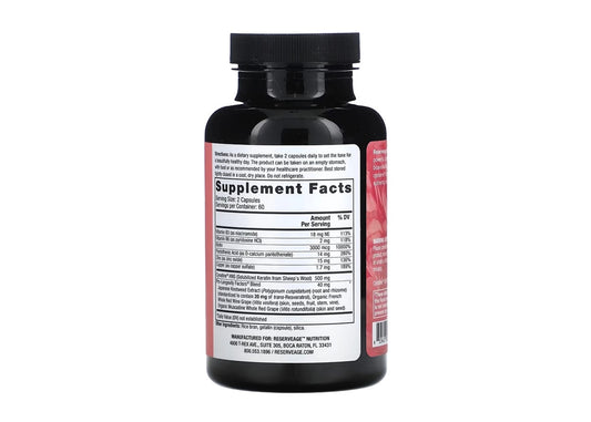 Reserveage Beauty Keratin Hair Booster 120 Capsules