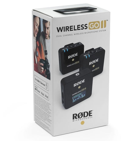 RODE WIRELESS GO II DUAL CHANNEL COMPACT WIRELESS MICROPHONE SYSTEM WIGO2.5