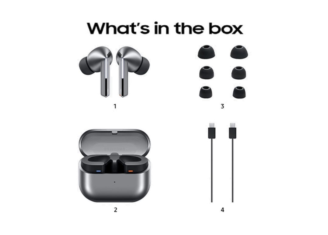 SAMSUNG GALAXY BUDS 3 PRO EARBUDS SILVER SM-R630NZAAXAR-6