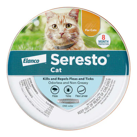 SERESTO ELANCO CAT KITTENS FLEA & TICK COLLAR 8 MONTH PROTECTION