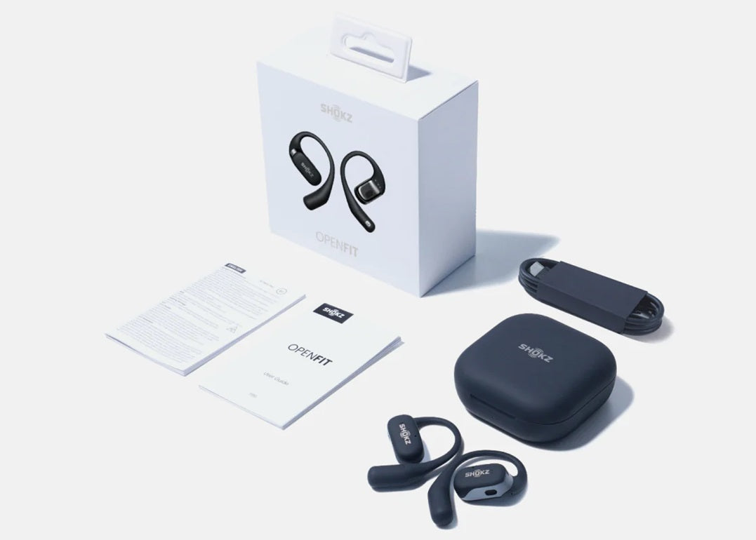 SHOKZ OPENFIT TRUE WIRELESS OPEN-EAR EARBUDS BLACK T910-ST-BK-US-7