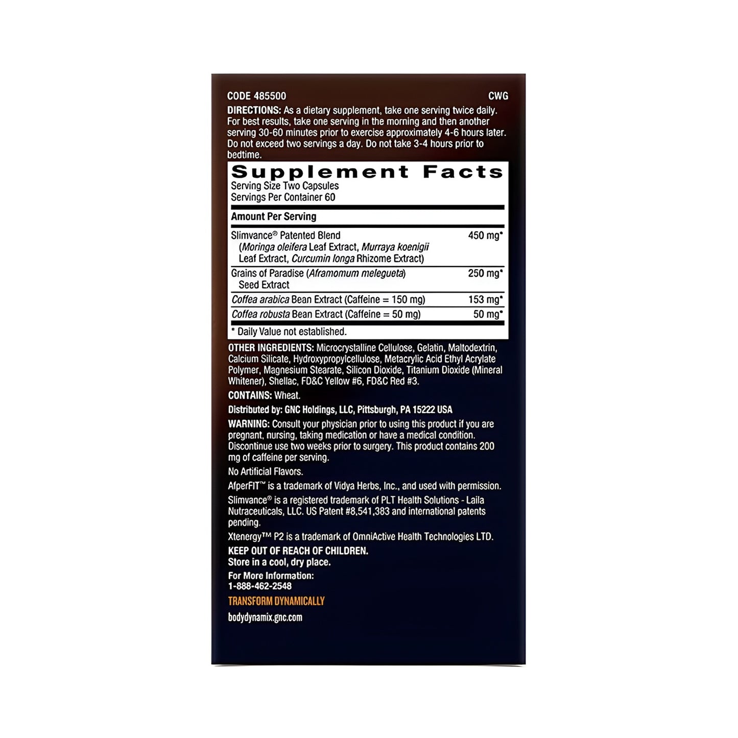 Slimvance XP Metabolism Igniter – 120 Capsules-4