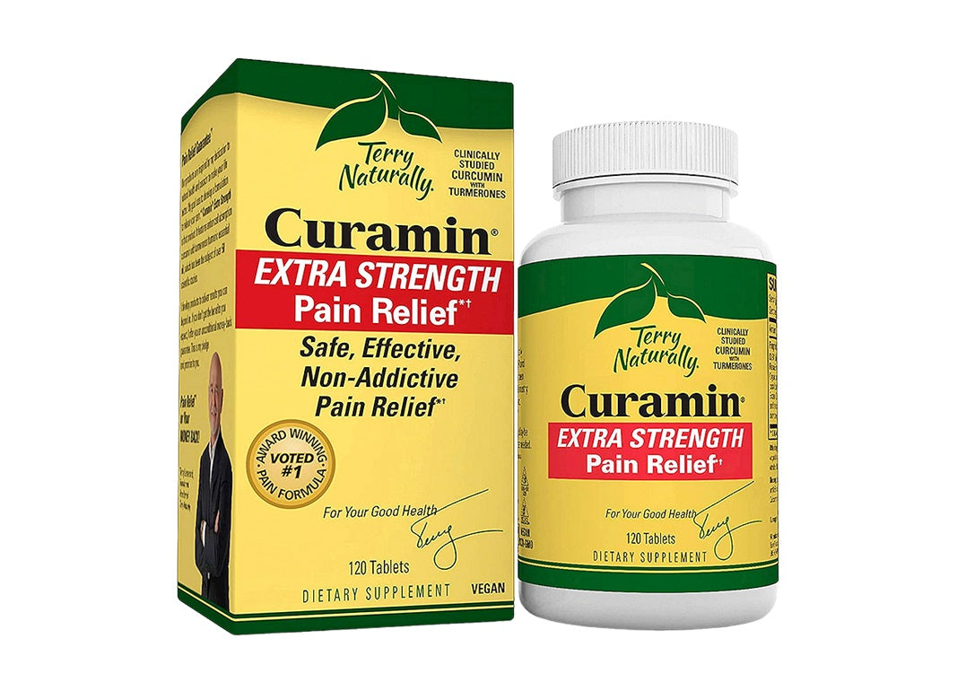 Terry Naturally Curamin Extra Strength Pain Relief 120 Tablets-4