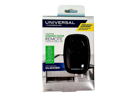 UNIVERSAL by CHAMBERLAIN 2 Button Garage Door Remote KLIK5U-BK2-2