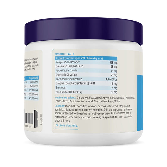 Vetnique Glandex Anal Gland Support for Dogs 60 Soft Chews-2