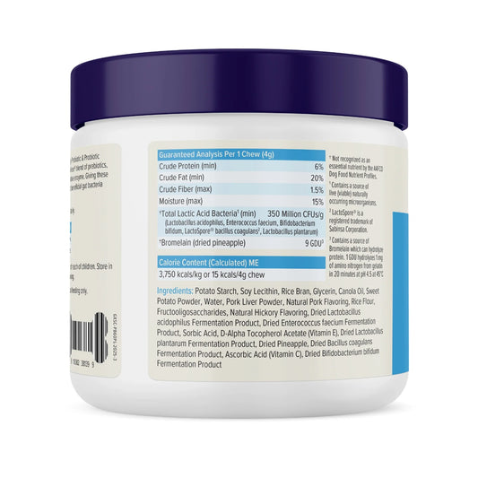 Vetnique Glandex Daily Prebiotic & Probiotic for Dogs 60 Chews-2