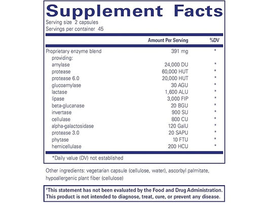 PURE ENCAPSULATIONS DIGESTIVE ENZYMES ULTRA 90 CAPSULES-1