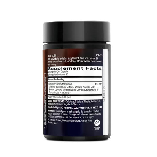 Bodydynamix  Slimvance Core Slimming Complex 60 Vegetarian Capsules-2