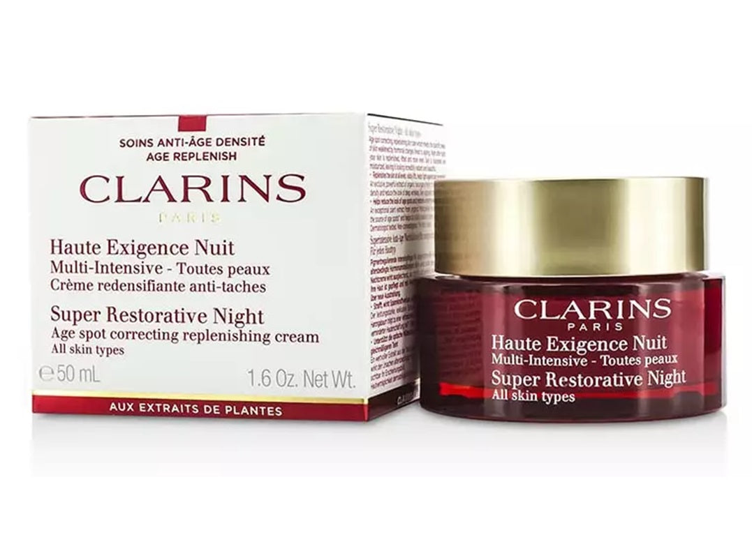 Clarins Super Restorative Night Cream Age Spot Repair 50ml 1.6 oz 