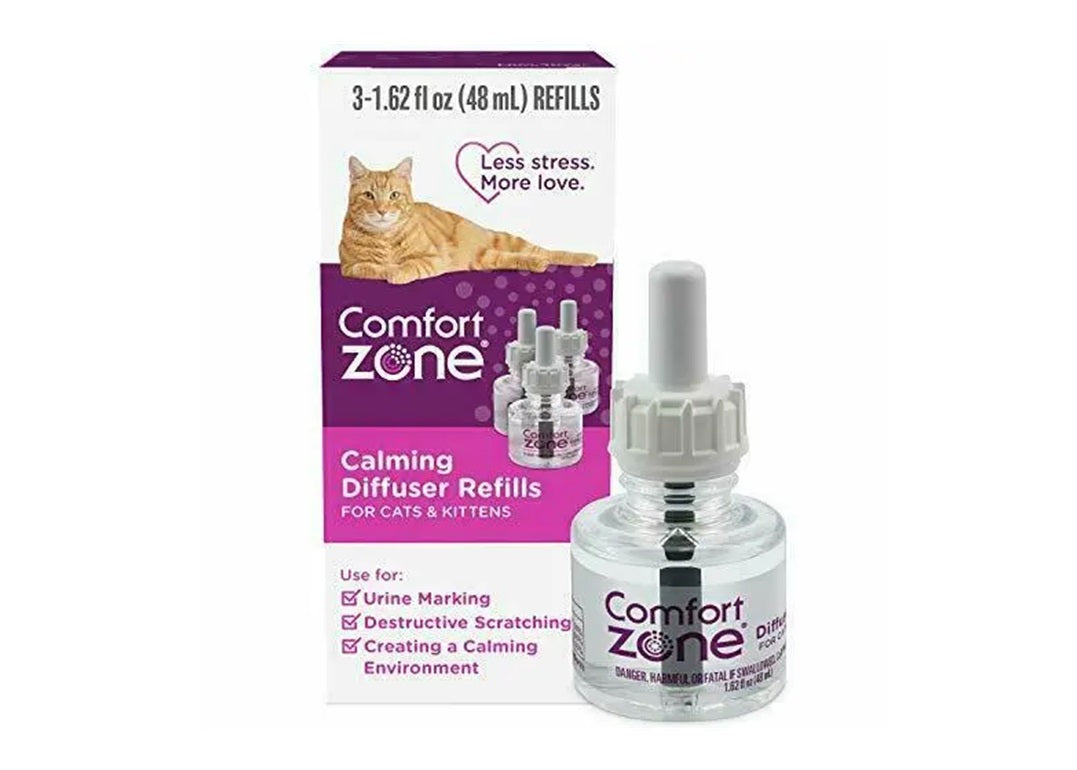 Comfort Zone Calming Diffuser Refills for Cats and Kittens 3-Pack ...