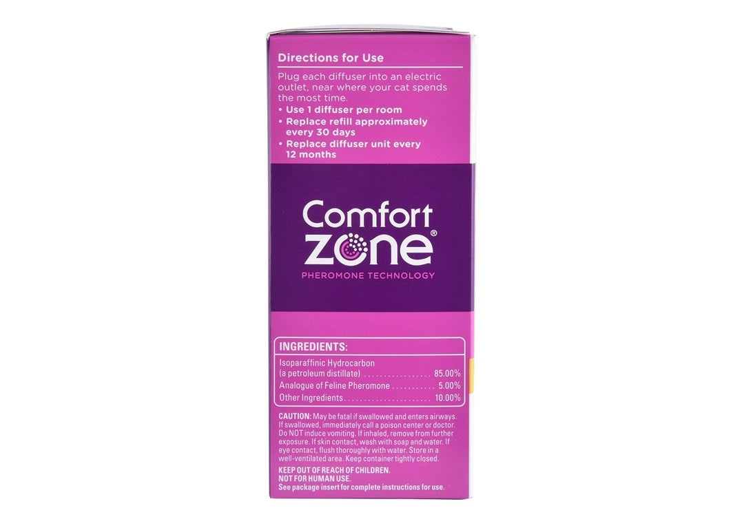 Comfort Zone Calming Diffuser Refills for Cats and Kittens 3-Pack ...