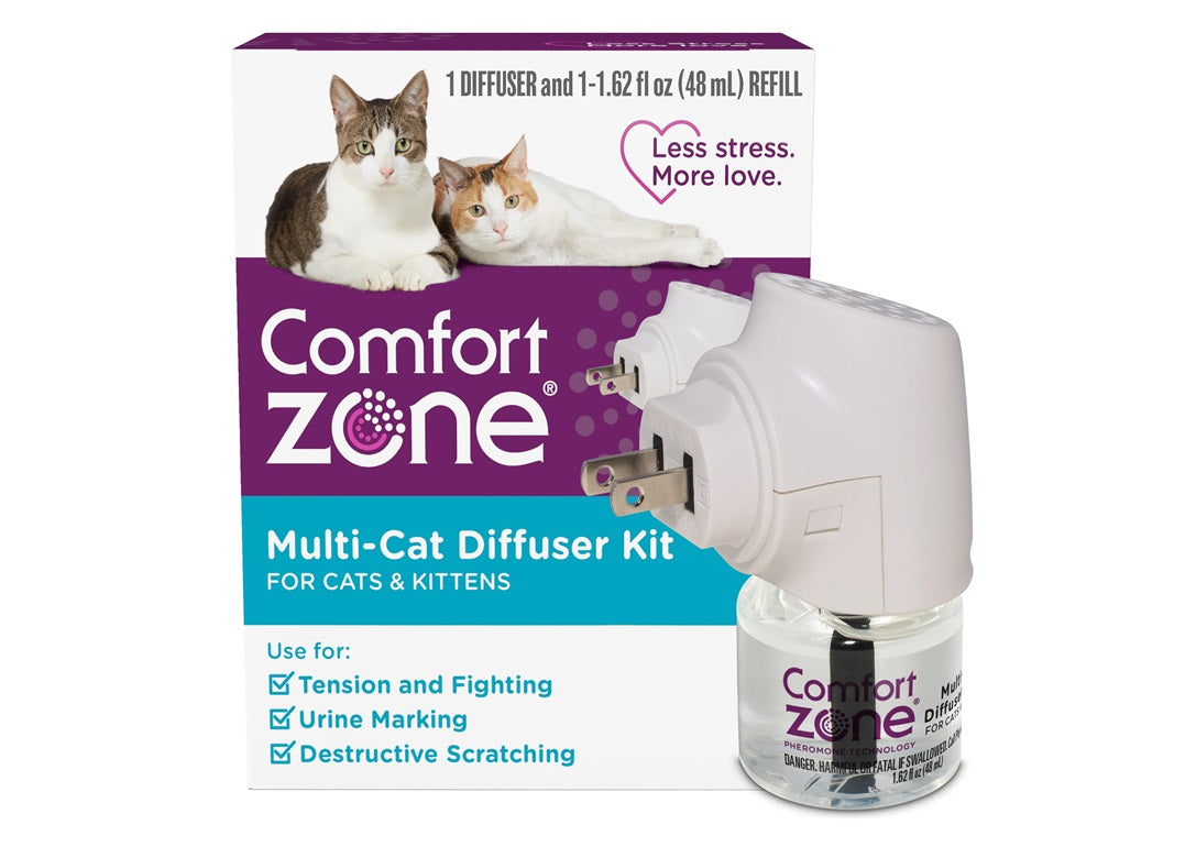 Comfort Zone Multi-Cat Diffuser Kit for Cats and Kittens – ShopLineUSA
