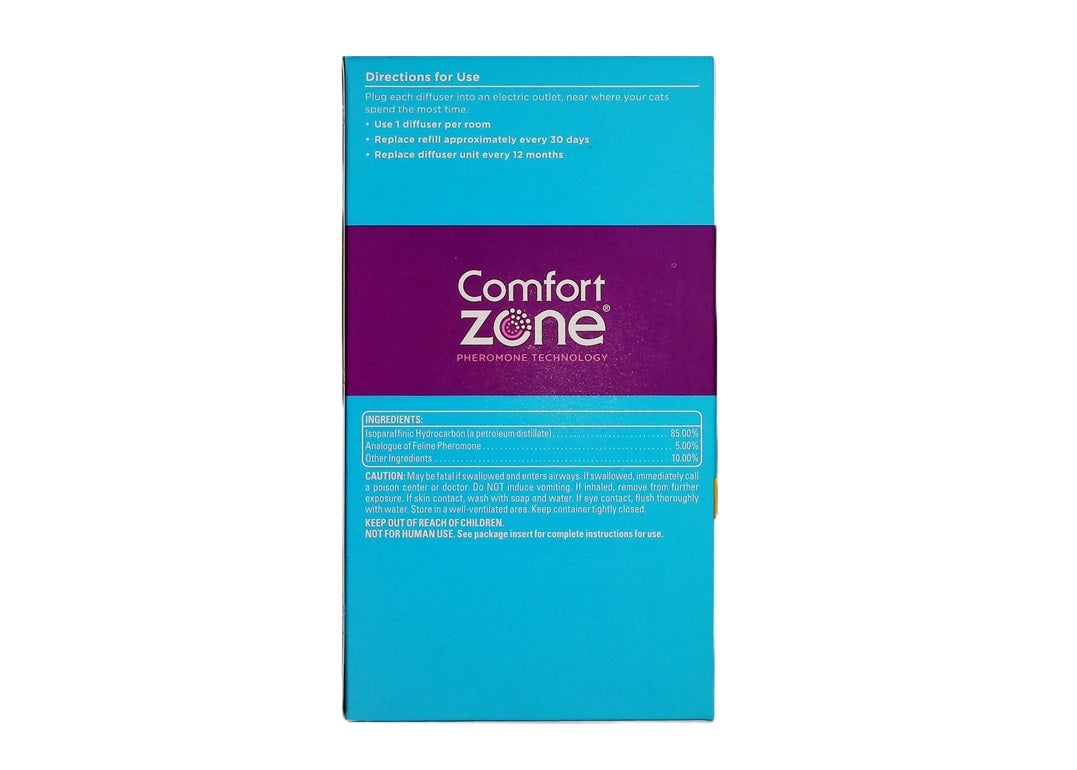 Comfort Zone Multi-Cat Diffuser Refills for Cats and Kittens 3-Pack ...