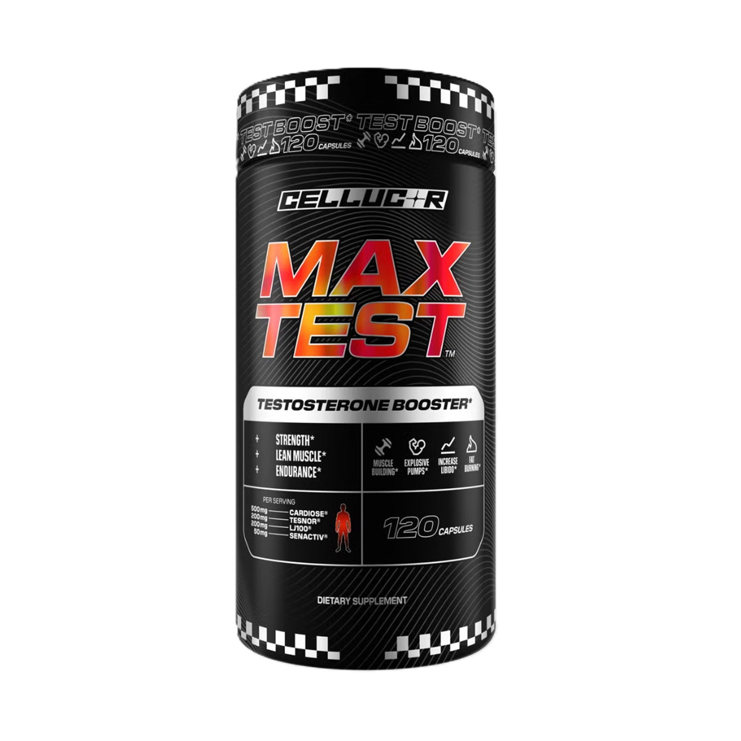 Cellucor Max Test Testosterone Booster 120 Capsules – Men’s Supplement ...