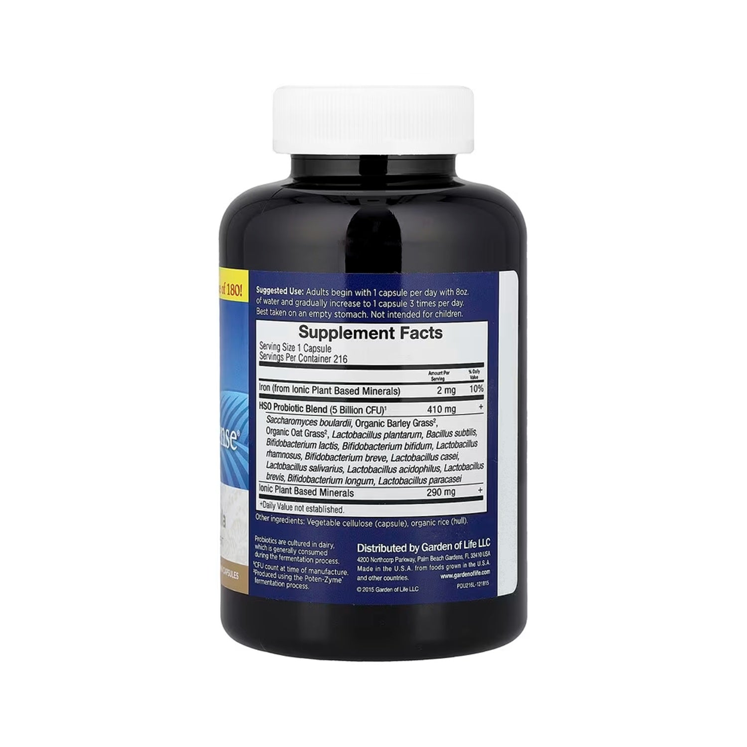 Garden of Life Primal Defense Ultra Ultimate Probiotic 216 Capsule-2