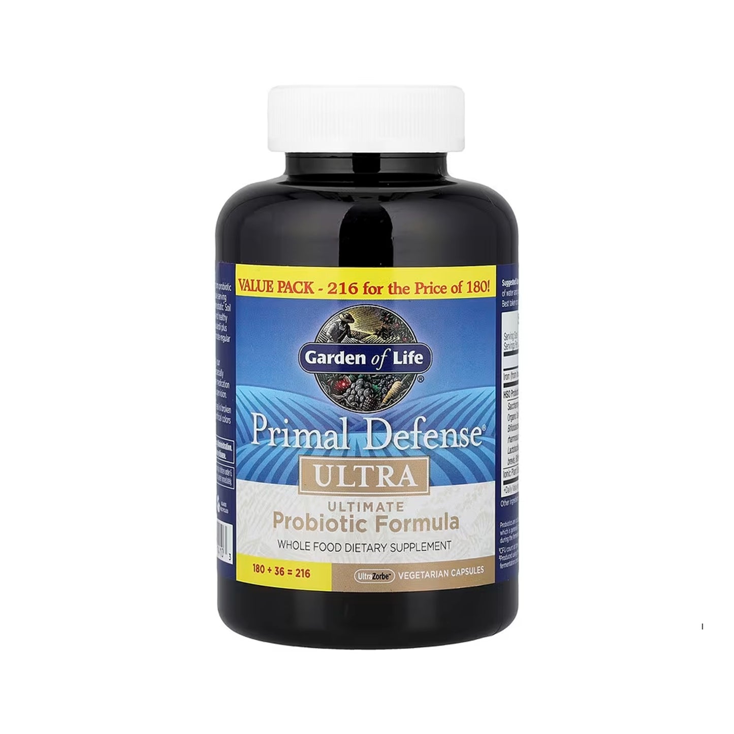 Garden of Life Primal Defense Ultra Ultimate Probiotic 216 Capsule