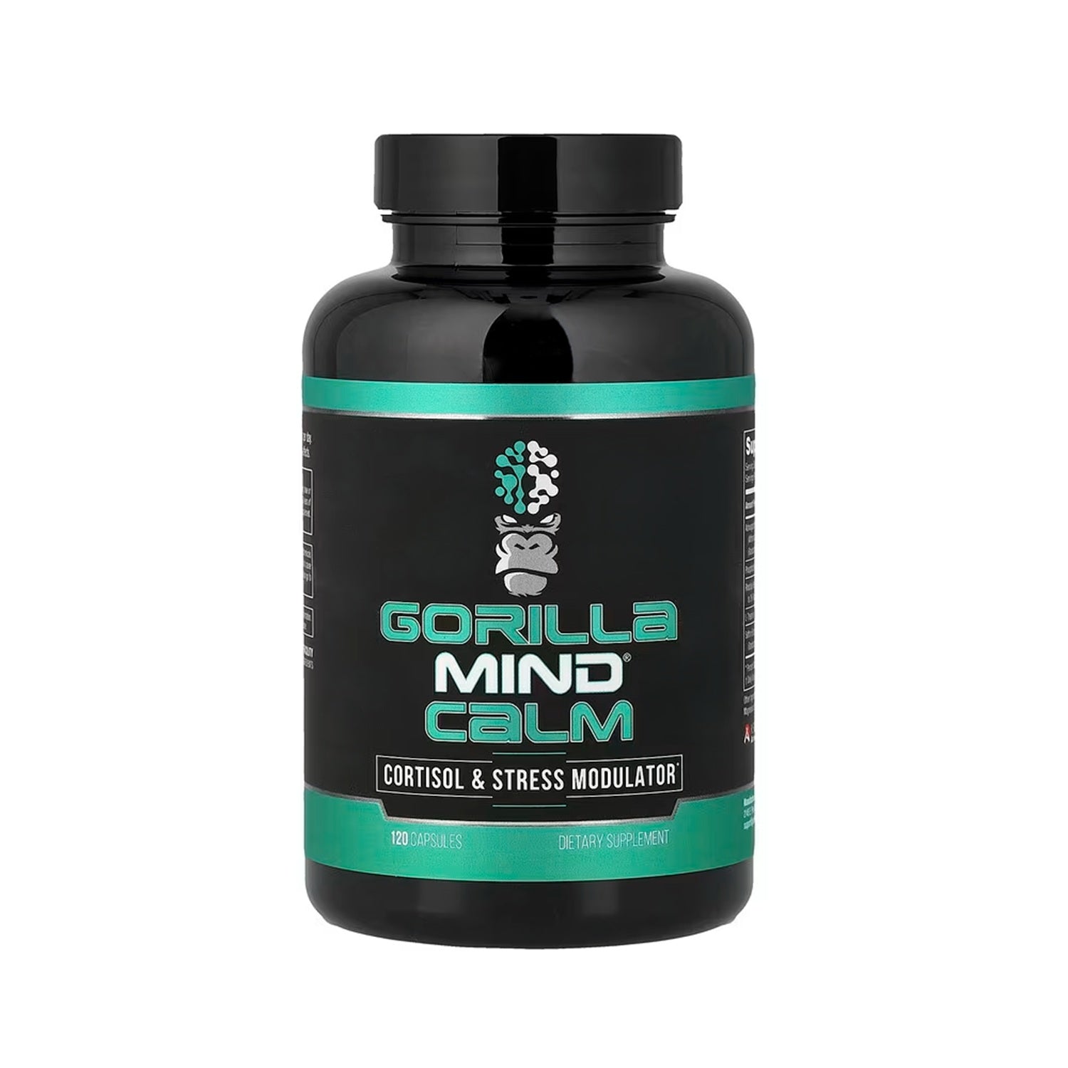 Gorilla Mind Calm Cortisol & Stress Modulator 120 Capsules
