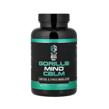 Gorilla Mind Calm Cortisol & Stress Modulator 120 Capsules