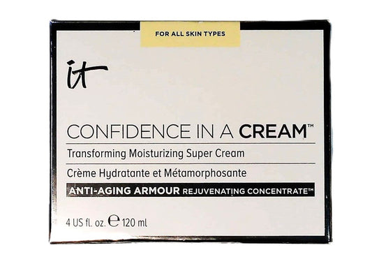 IT COSMETICS CONFIDENCE IN A CREAM TRANSFORMING MOISTURIZING SUPER CREAM 4 Oz 120ml