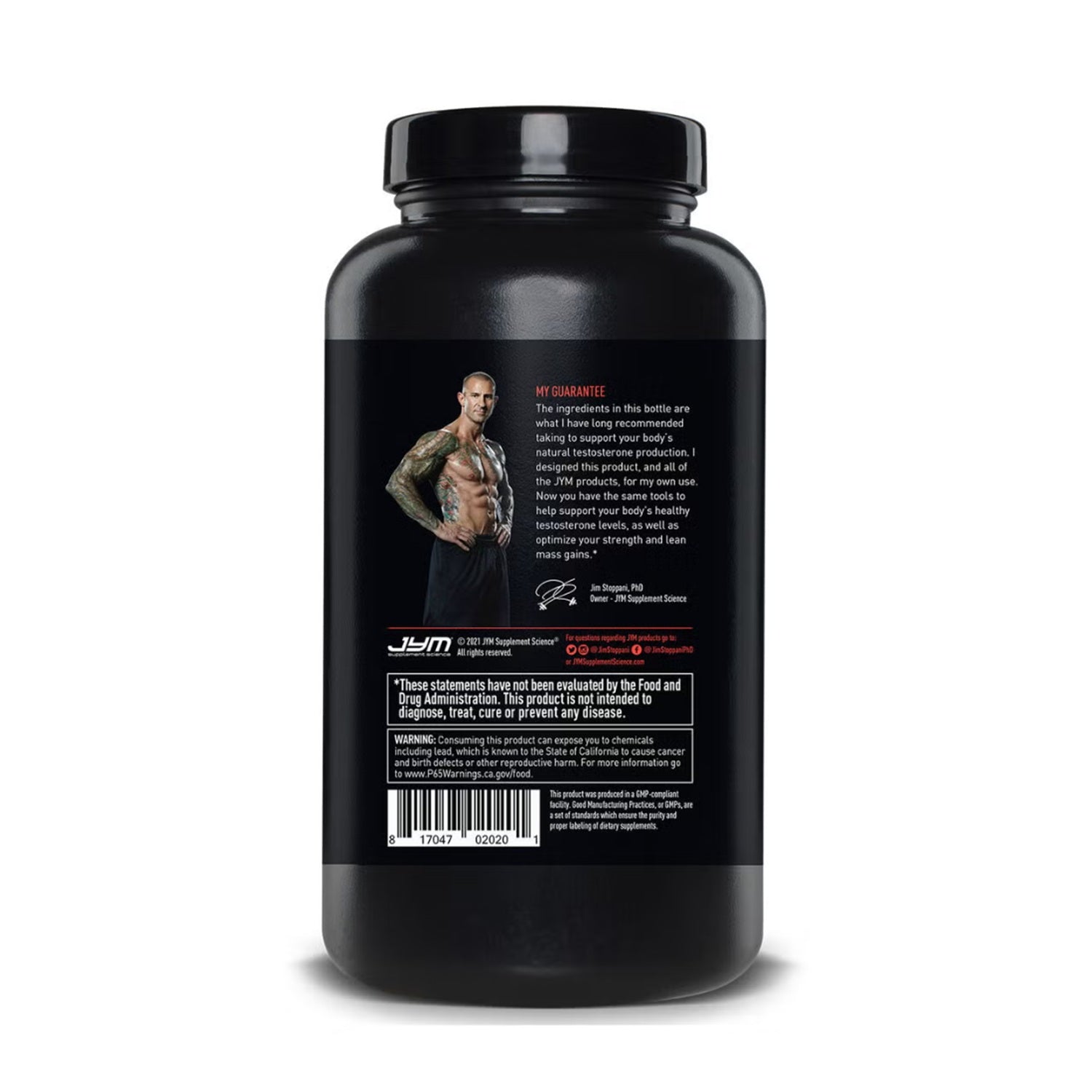 JYM Alpha Testosterone Support 180 Capsules-3