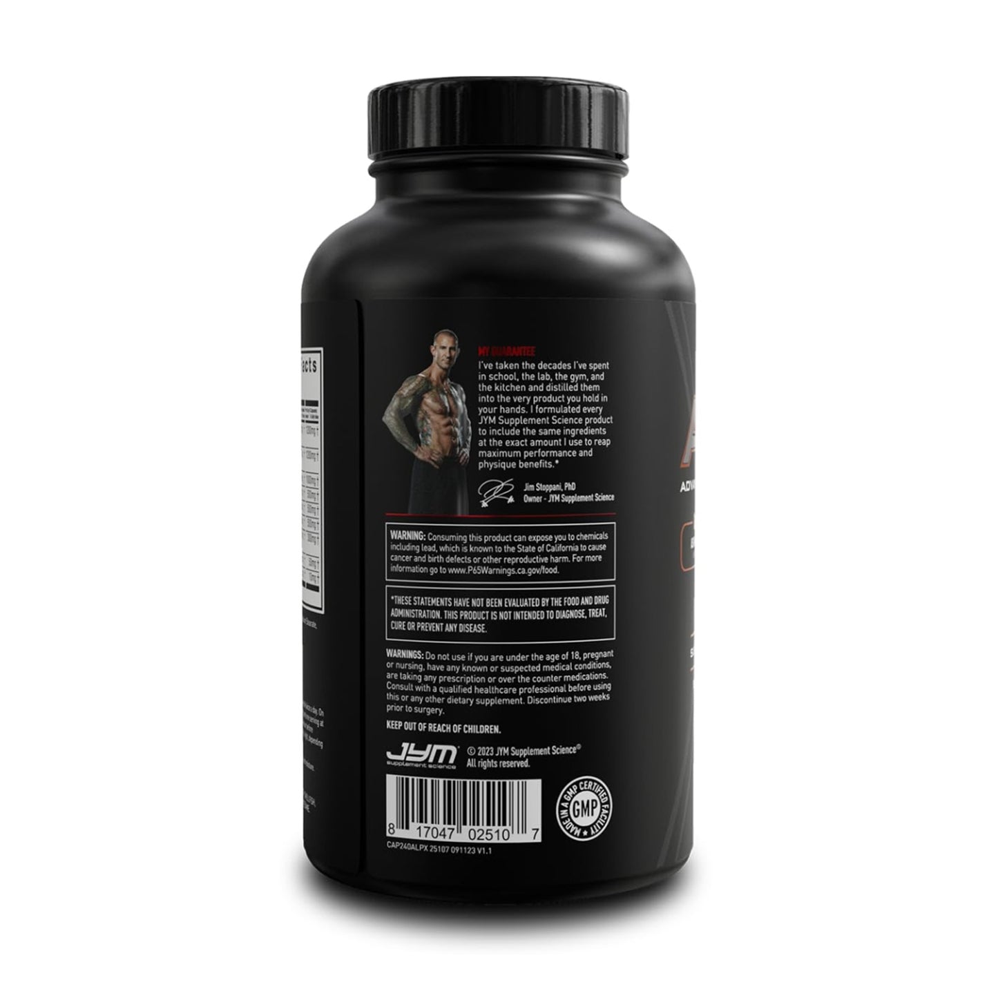 JYM Supplement Science Alpha X Advanced Testosterone Optimization – 240 Capsules-2