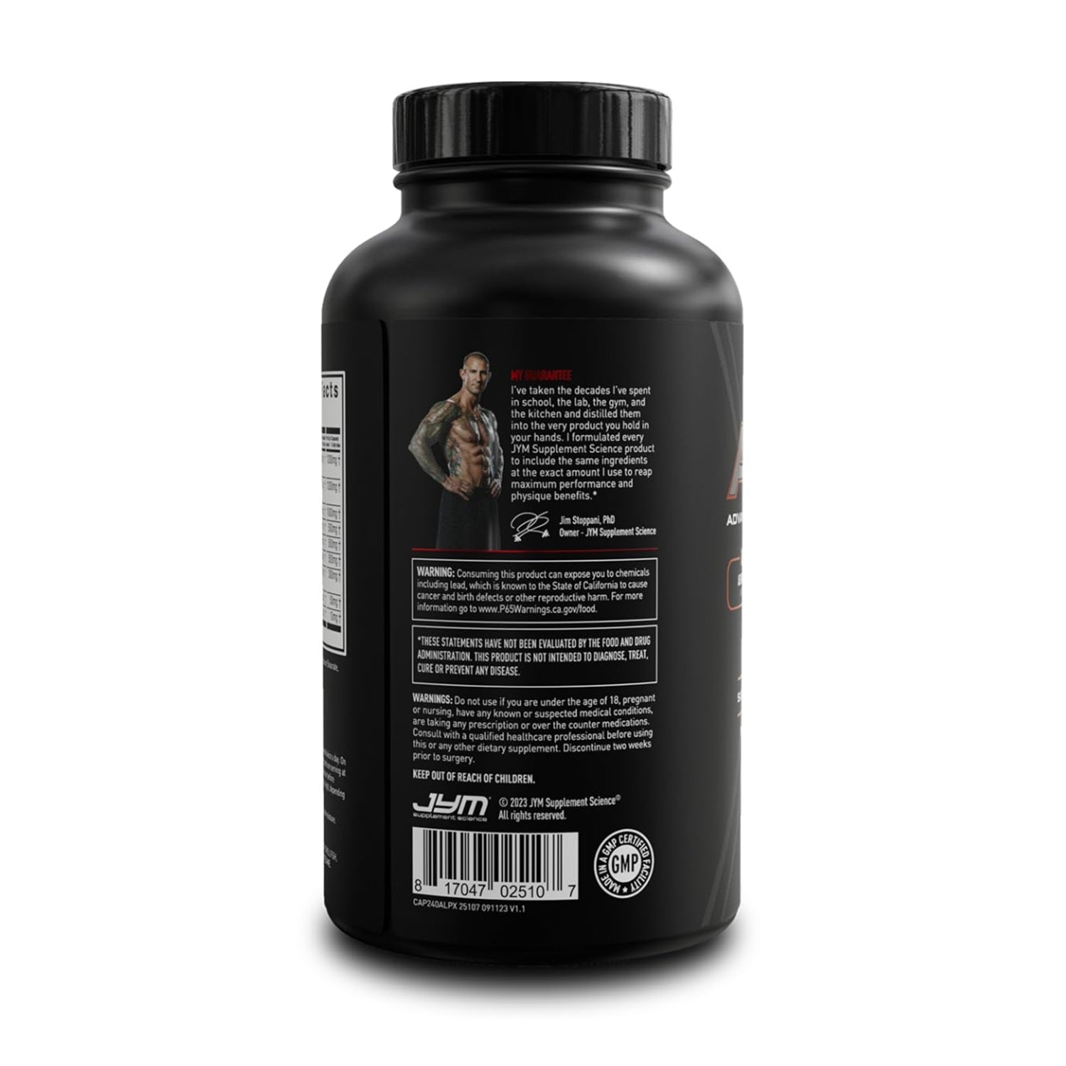 JYM Supplement Science Alpha X Advanced Testosterone Optimization – 240 Capsules-2