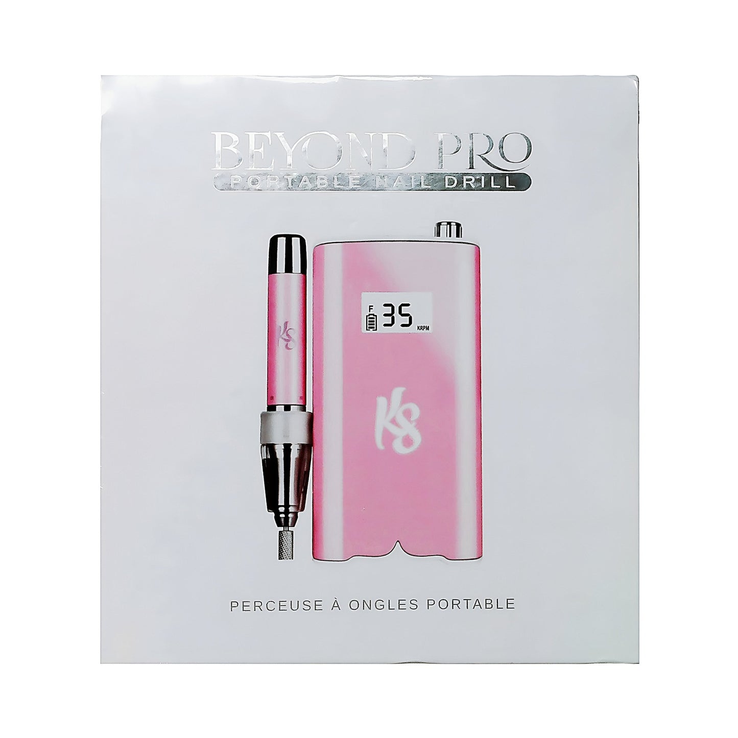 Kiara Sky Beyond Pro Portable Professional Nail Drill Pink