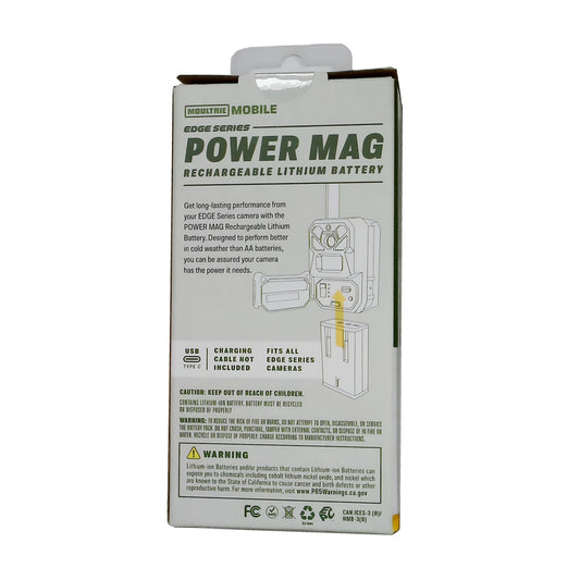 Moultrie Edge Series Power Mag Rechargeable Lithium Battery MMA-14128-2
