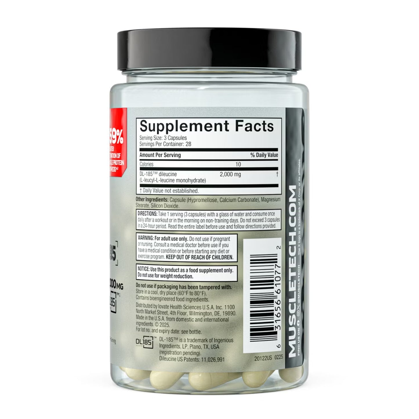 Muscletech Muscle Peptide 185 - 84 Capsules-2