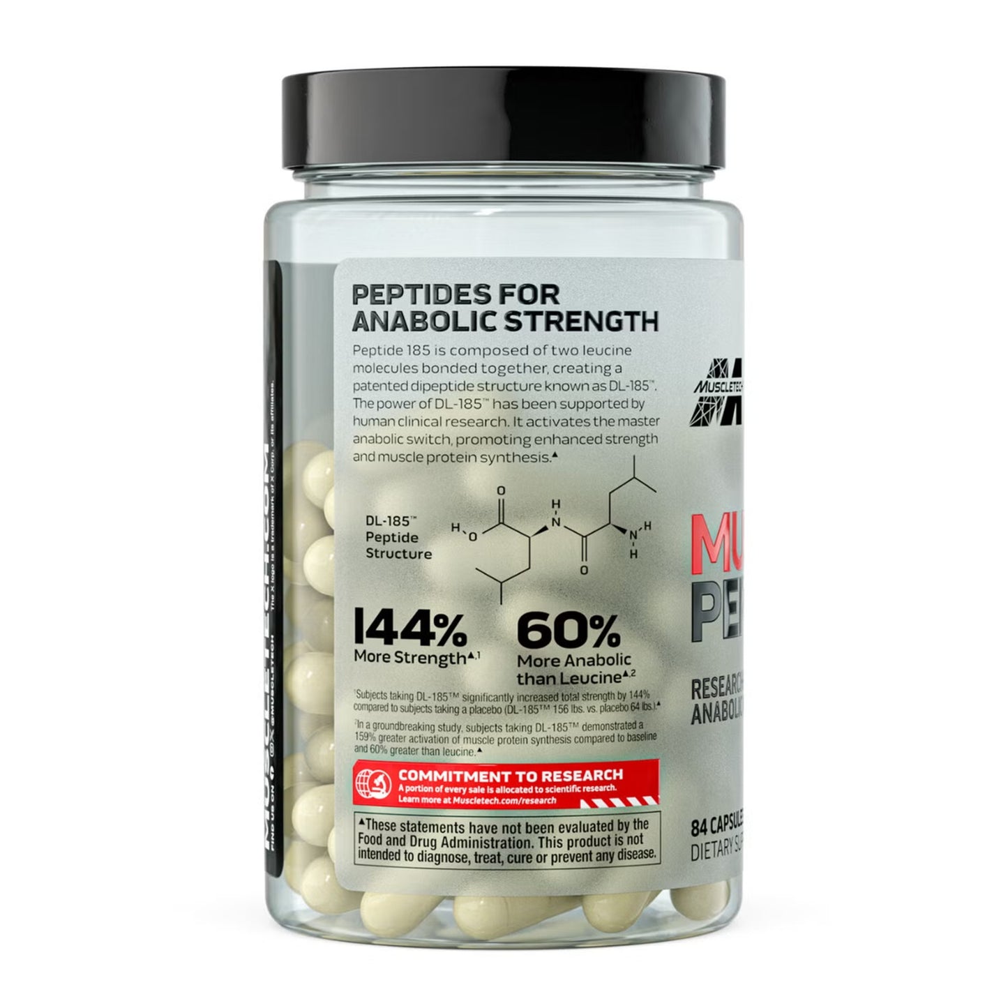 Muscletech Muscle Peptide 185 - 84 Capsules-3