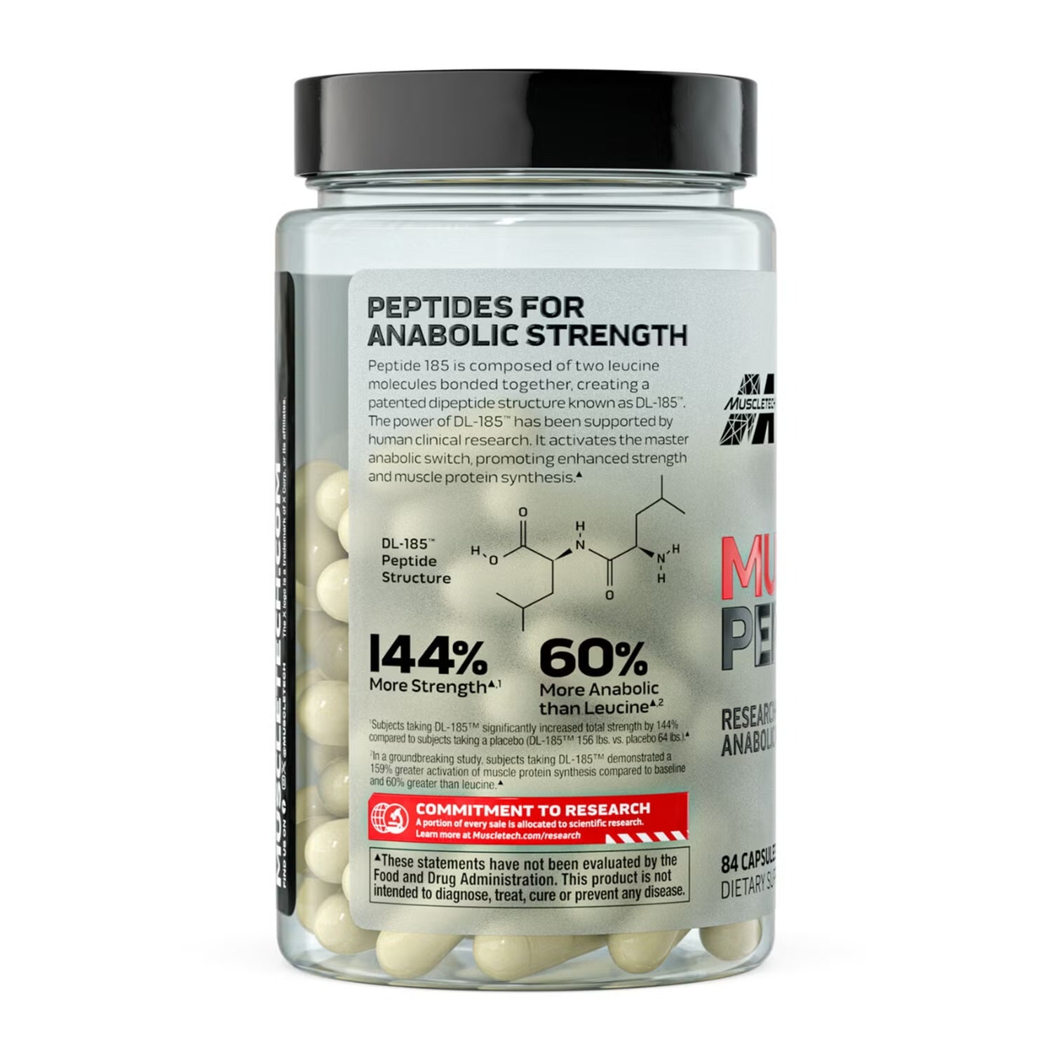 Muscletech Muscle Peptide 185 - 84 Capsules-3