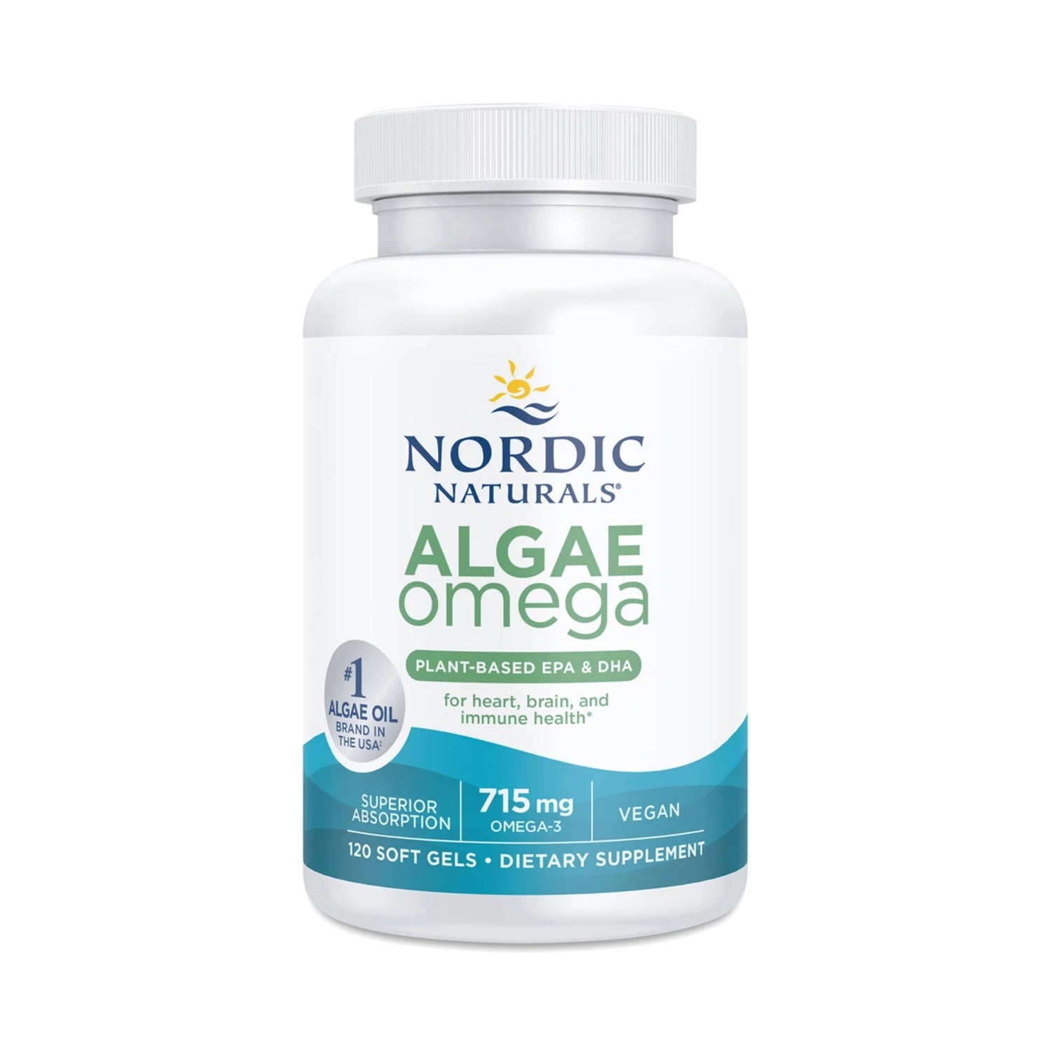 Nordic Naturals Algae Omega 715mg Omega-3 120 Soft Gels-2