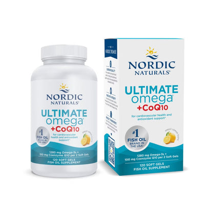 Nordic Naturals Ultimate Omega +CoQ10 1280mg Omega-3 Coenzyme Q10 120 Soft Gels-2
