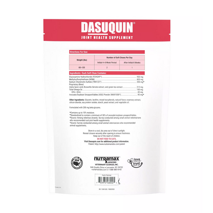 Nutramax Dasuquin Joint Health Supplement SENIOR Large Dogs 60lb and Over 84 Soft Chews-2