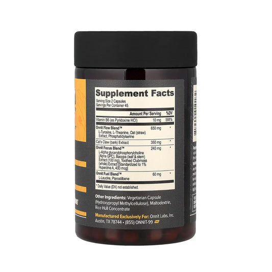 Onnit Alpha Brain Daily Cognitive Support Memory Focus 90 Capsules-2