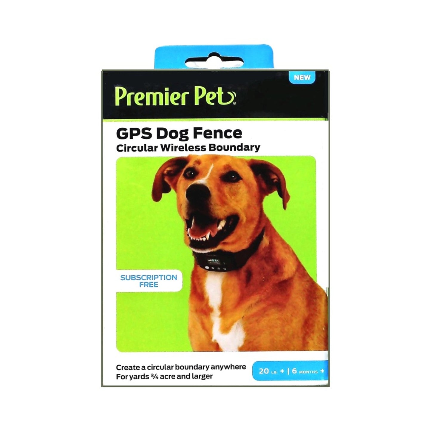 Premier Pet GPS Dog Fence Collar Circular Wireless Boundary