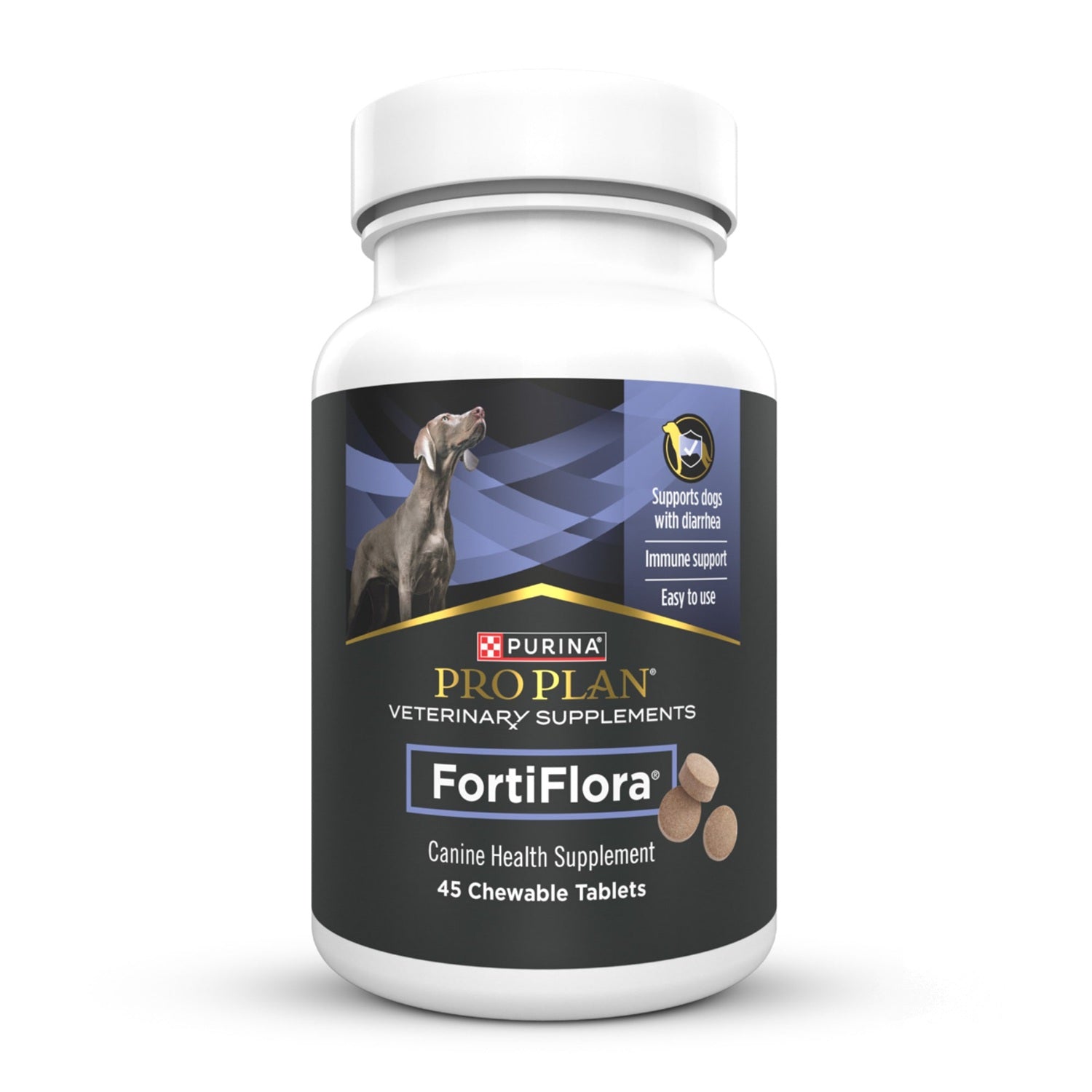 Purina PRO PLAN Veterinary Supplements FortiFlora 45 Chewable Tablets